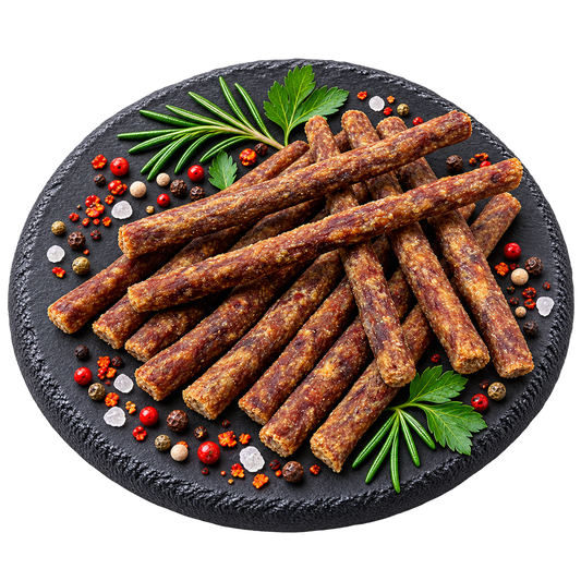 Premium 99% Pferde Fleisch Soft Sticks - Hypoallergener Snack für Ausschlussdiäten Alphadog Nutrition