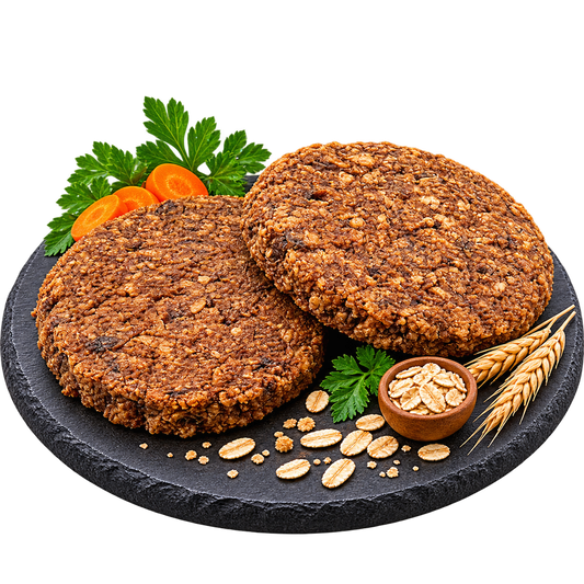 99% Rind, Pfoten Schmaus im Burger-Style - Monoprotein Hundesnack Alphadog Nutrition