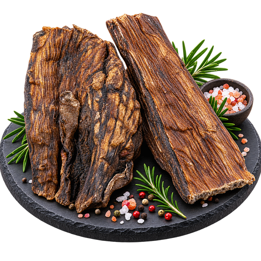 Extrem fettarme Rinderlunge 100% naturrein Kausnack - Empfindlichem Magen Alphadog Nutrition