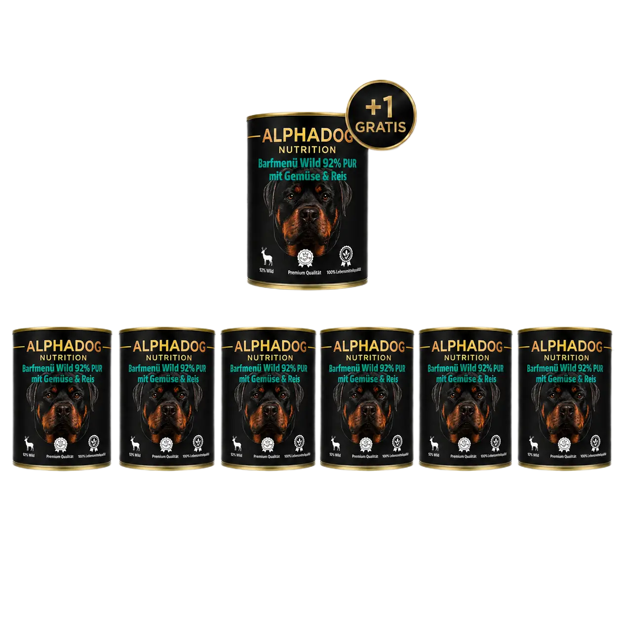 Premium Sensitiv 91% Wild mit Gemüse & Reis - Verdauung Alphadog Nutrition