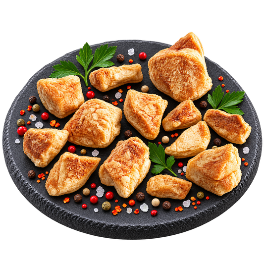 100% Lachsfilet getrocknet - Getreidefreier Gourmet Snack für sensible Tiere Alphadog Nutrition
