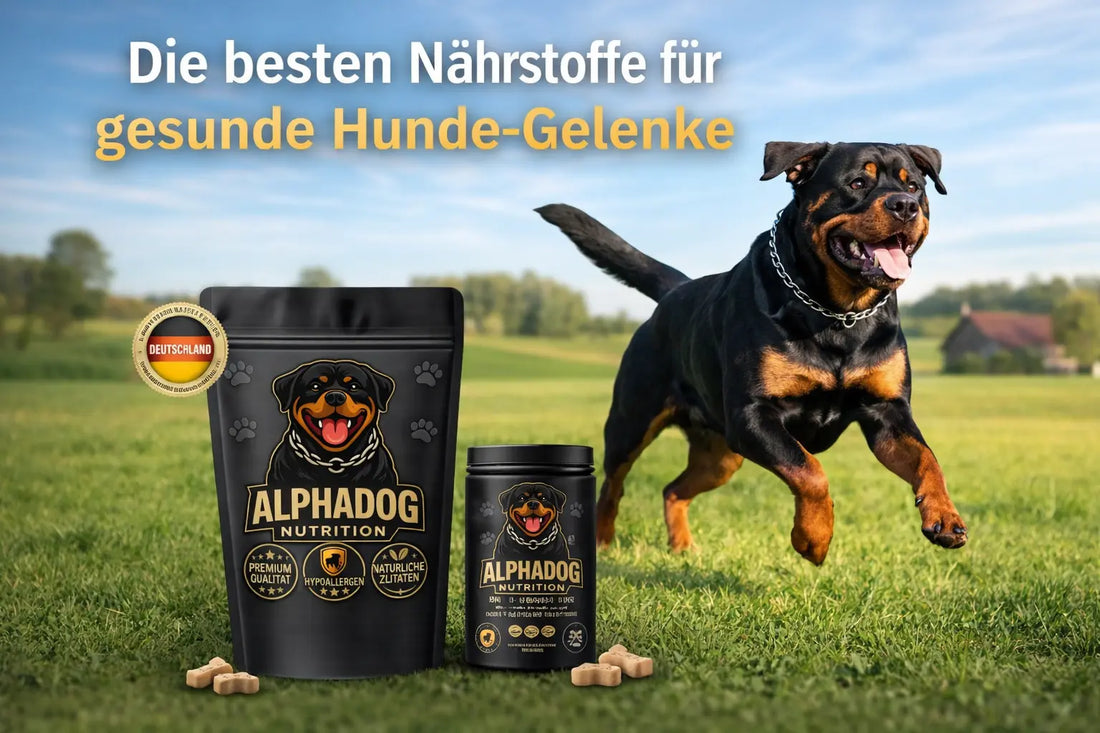 Ein langes, aktives Hundeleben: Warum Gelenkpflege für deinen Rottweiler (und jeden Power-Hund) entscheidend ist Alphadog Nutrition