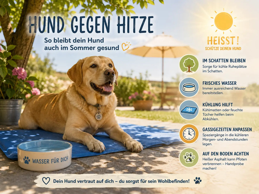Mit dem Hund spazieren bei Hitze: 7 sichere Tipps Alphadog Nutrition