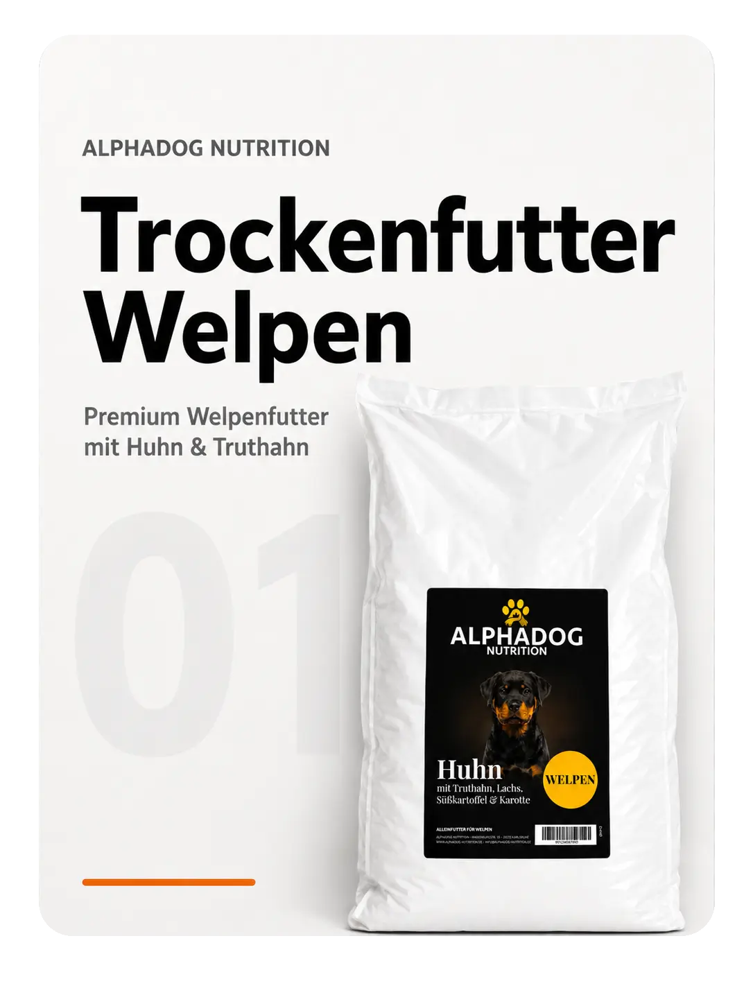 Premium-Trockenfutter-für-Welpen-Getreidefrei Alphadog Nutrition