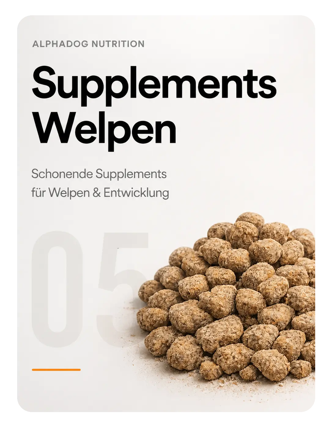Nahrungsergänzung-für-Welpen-Gesundes-Wachstum Alphadog Nutrition