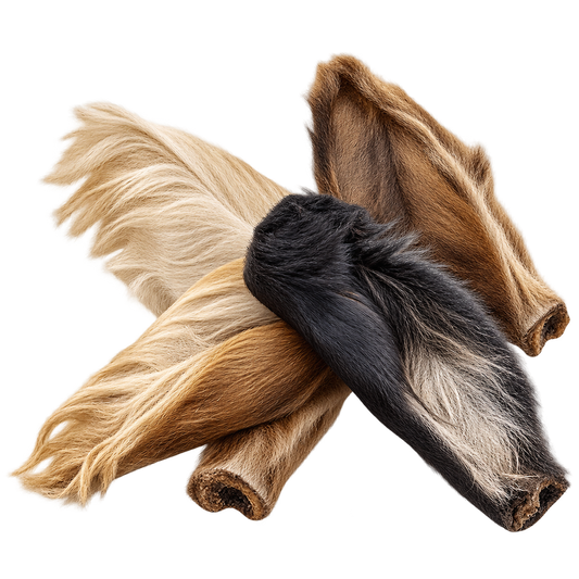Rinderohr mit Fell XL 100% naturrein - Natur Darmpflege – Breer – von Alphadog Nutrition