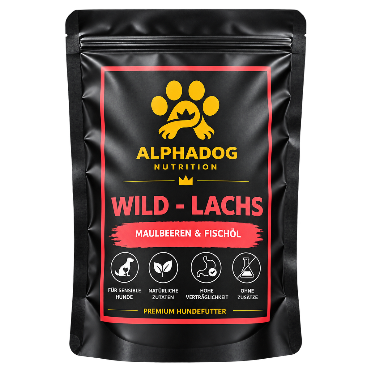 Probierpaket für wählerische Hunde 2kg oder 4kg - Mit Lamm, Rind, Ente, Wild & Lachs – von Alphadog Nutrition