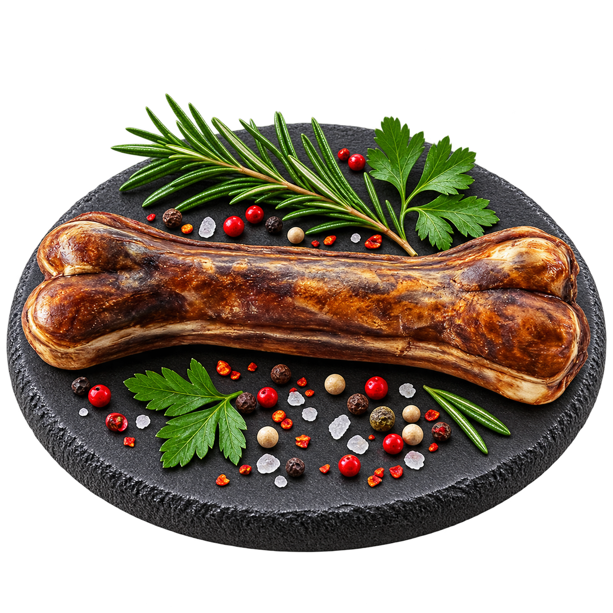 Hirschhautknochen 10 Stück - Zur natürlichen Zahnpflege Alphadog Nutrition