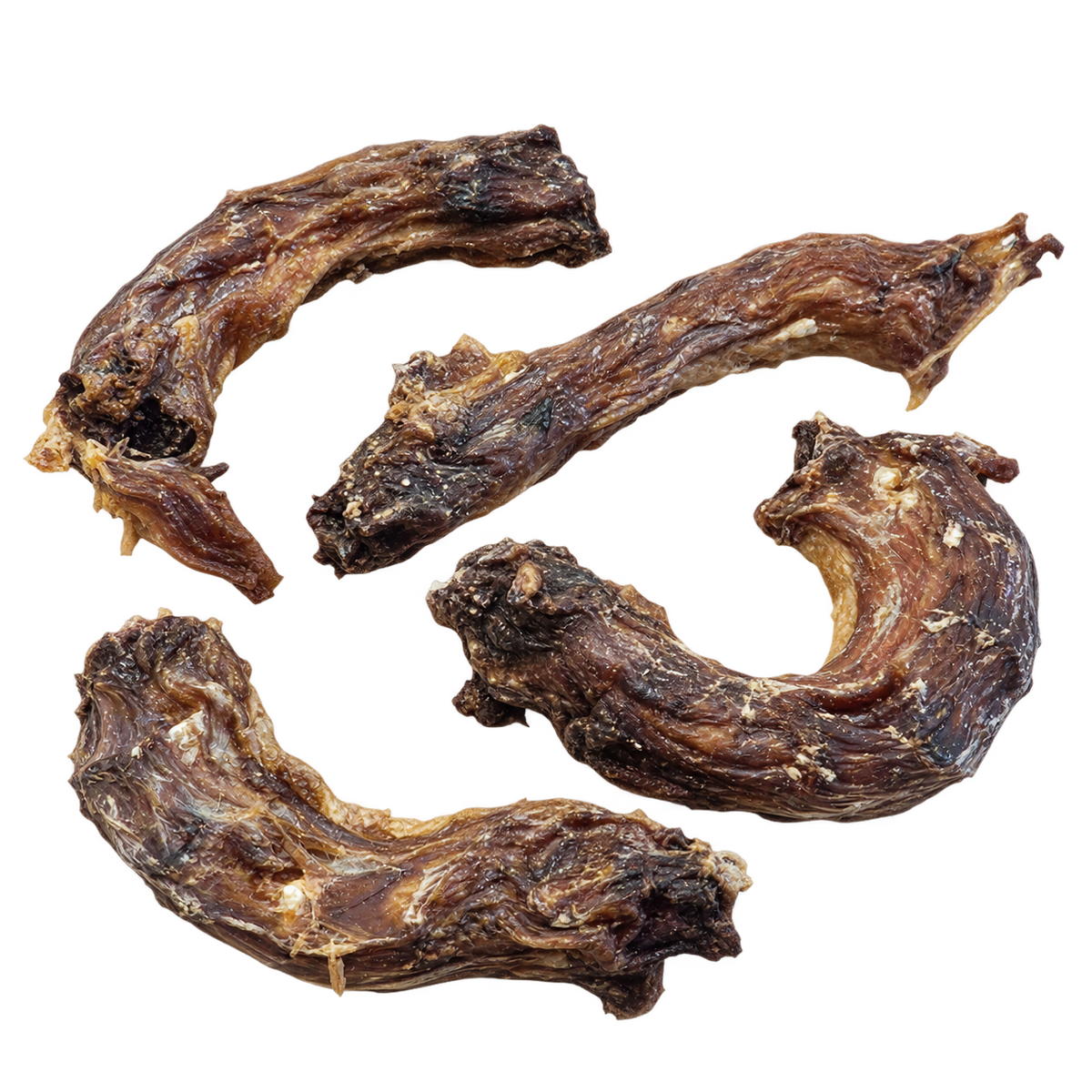 Hühnerhälse 100% naturrein leicht verdaulicher Kausnack - Futtermittelallergien, Zahnbelag – bluefish – von Alphadog Nutrition