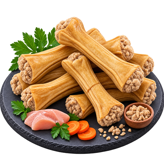 Kauknochen mit Kokos - Gesunder Kausnack für glänzendes Fell & gesunde Haut Alphadog Nutrition