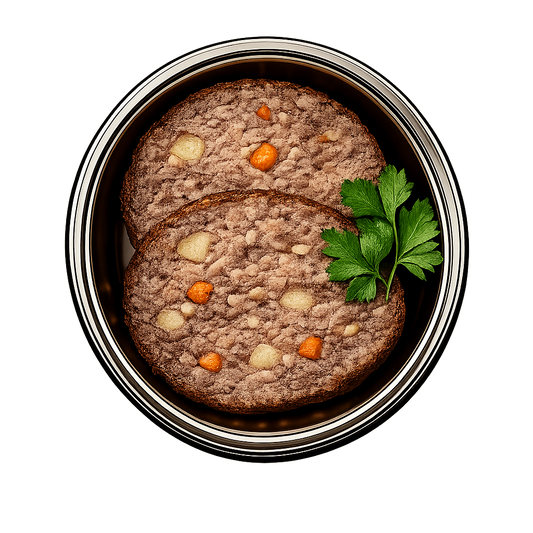 Lamm BARF Superfood Menü mit Kürbis, Pastinake & Karotten, Alleinfuttermittel - Magen-Darm-Schonung Alphadog Nutrition