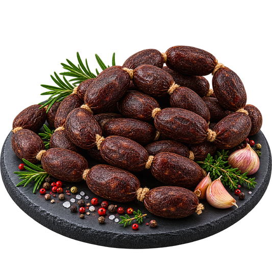 Pralinen mit Ente, Apfel und Kokos - Monoprotein Snack mit Superfoods Alphadog Nutrition