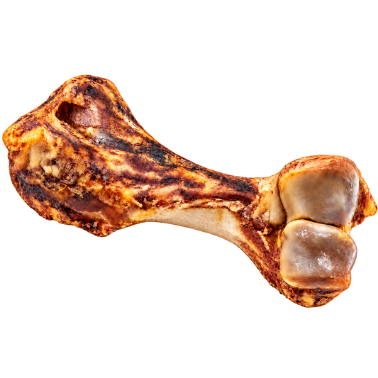 Naturbelassener XL Schinkenknochen mit viel Fleisch & Knorpel - Zahnpflegesnack – Breer – von Alphadog Nutrition