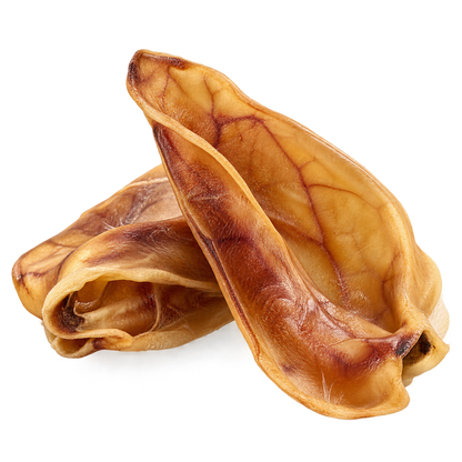 100% Schweineohrmuschel Naturkauartikel für Hunde - Plaque & Zahnpflege mit Top Akzeptanz – Kausnack24 – von Alphadog Nutrition