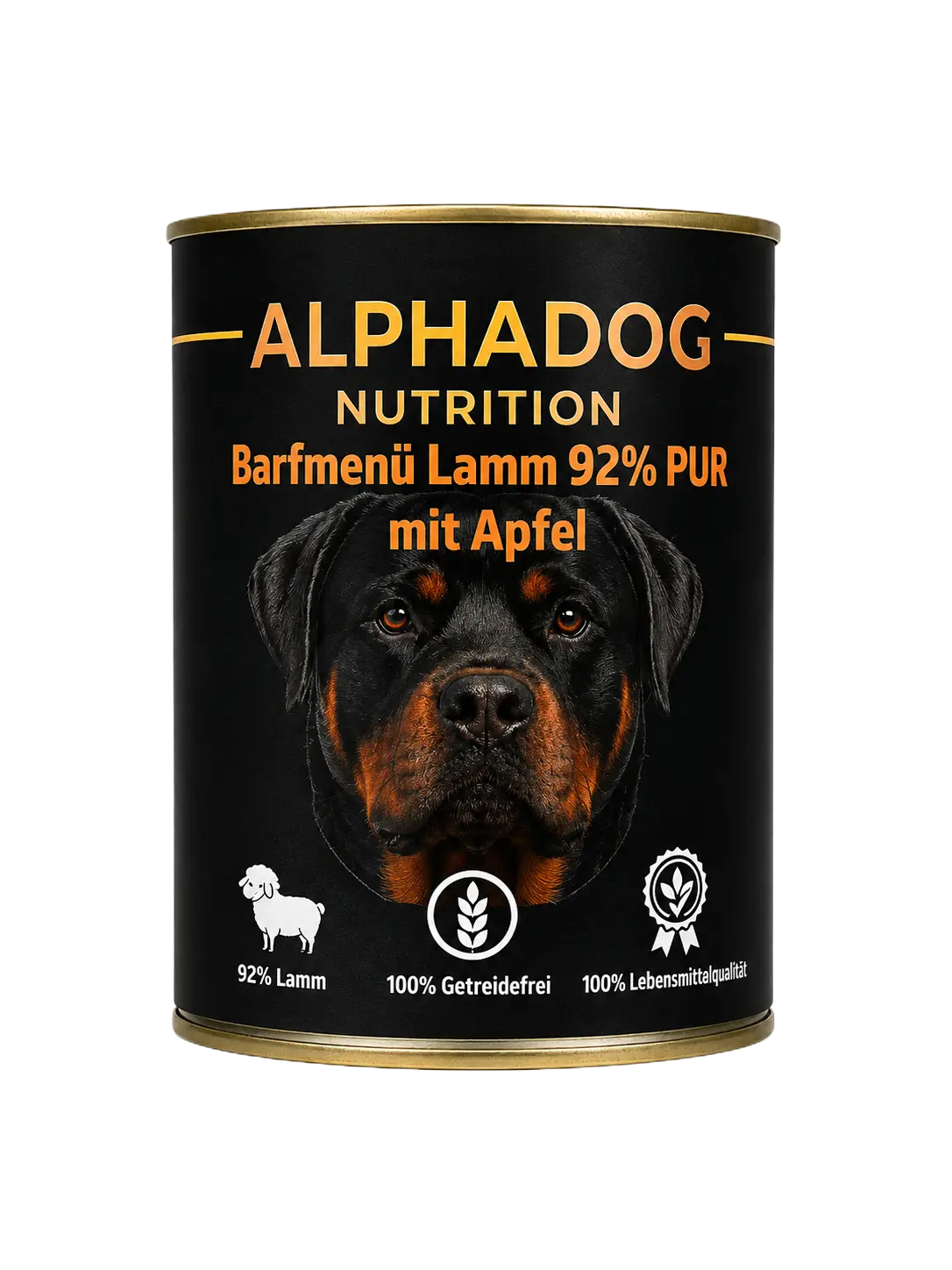 Premium Sensitiv 91% Lamm mit Apfel - Allergie Schutz Alphadog Nutrition