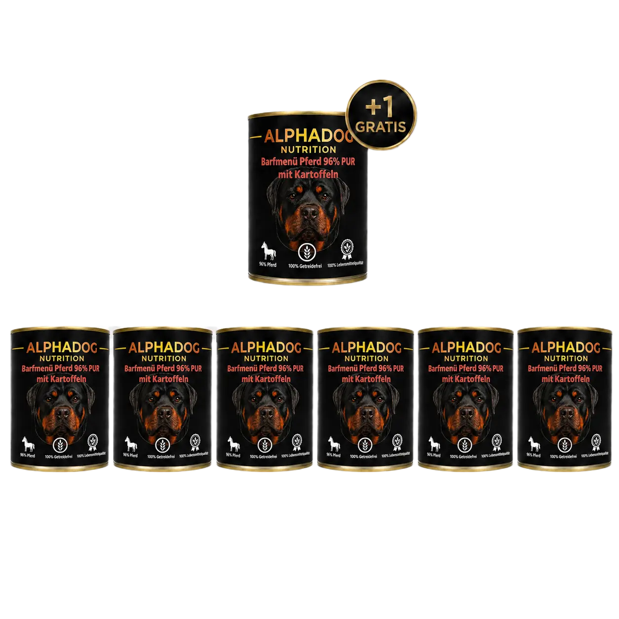 Premium Sensitiv 94% Pferd mit Kartoffeln - Schonkost Alphadog Nutrition