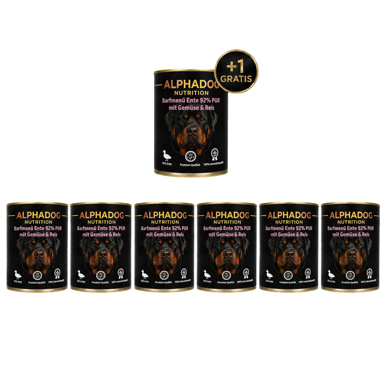 Premium Sensitiv 91% Ente mit Gemüse & Reis - Vital Balance Alphadog Nutrition
