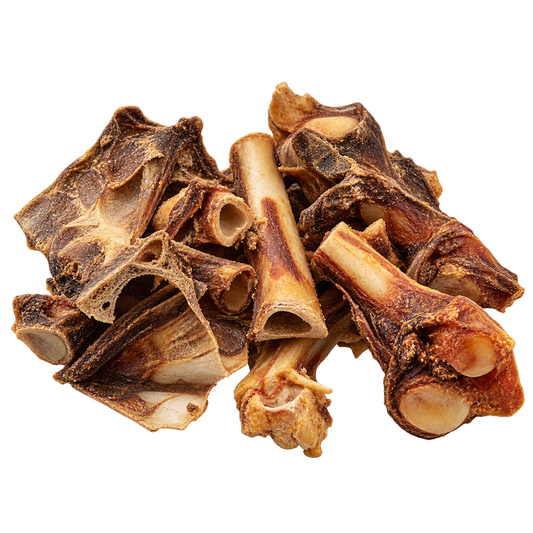 100% Reh Knochen Mix - Naturbelassener Kausnack für Hunde