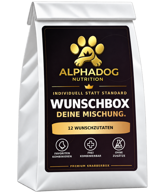 Individuelle XXL Kausnack Knabberbox Bundle - Versandkostenfrei – bluefish – von Alphadog Nutrition