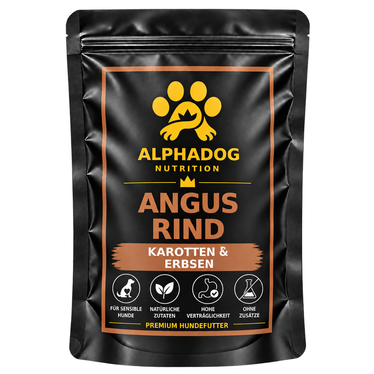 Probierpaket für wählerische Hunde 2kg oder 4kg - Mit Lamm, Rind, Ente, Wild & Lachs – von Alphadog Nutrition