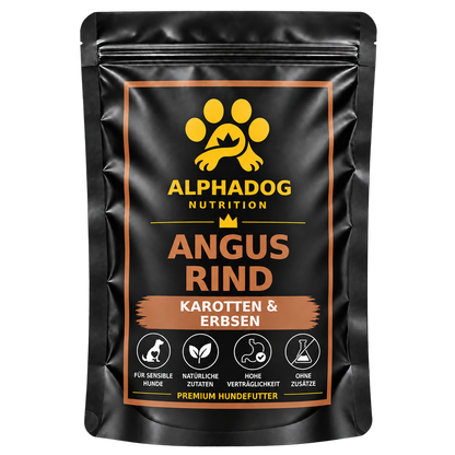 Probierpaket für wählerische Hunde 2kg oder 4kg - Mit Lamm, Rind, Ente, Wild & Lachs – von Alphadog Nutrition