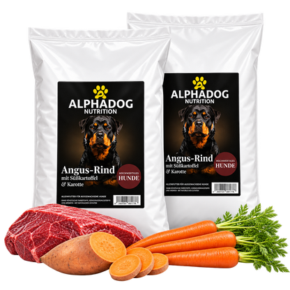 Probierpaket für Feinschmecker 8x 100g - Mit Lamm, Rind, Ente, Wild & Lachs, Versandkostenfrei – von Alphadog Nutrition