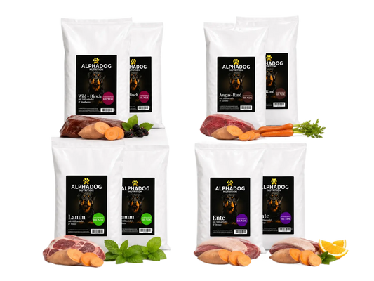 Das ultimative Testset für Feinschmecker (8x 100g) - Probierpaket Alphadog