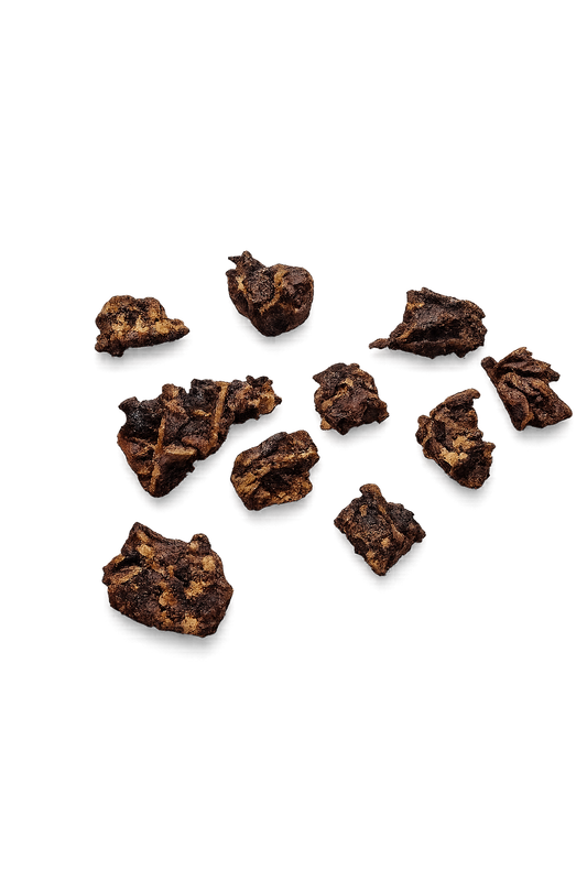 Trainingssnack Rinderlungenwürfel 2x2cm - Fettet nicht & krümelfrei in der Tasche Alphadog Nutrition