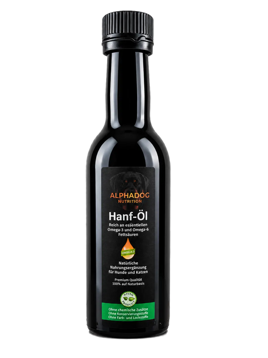 Naturreines Hanf-Öl mit Omega-3 & 6 Alphadog Nutrition