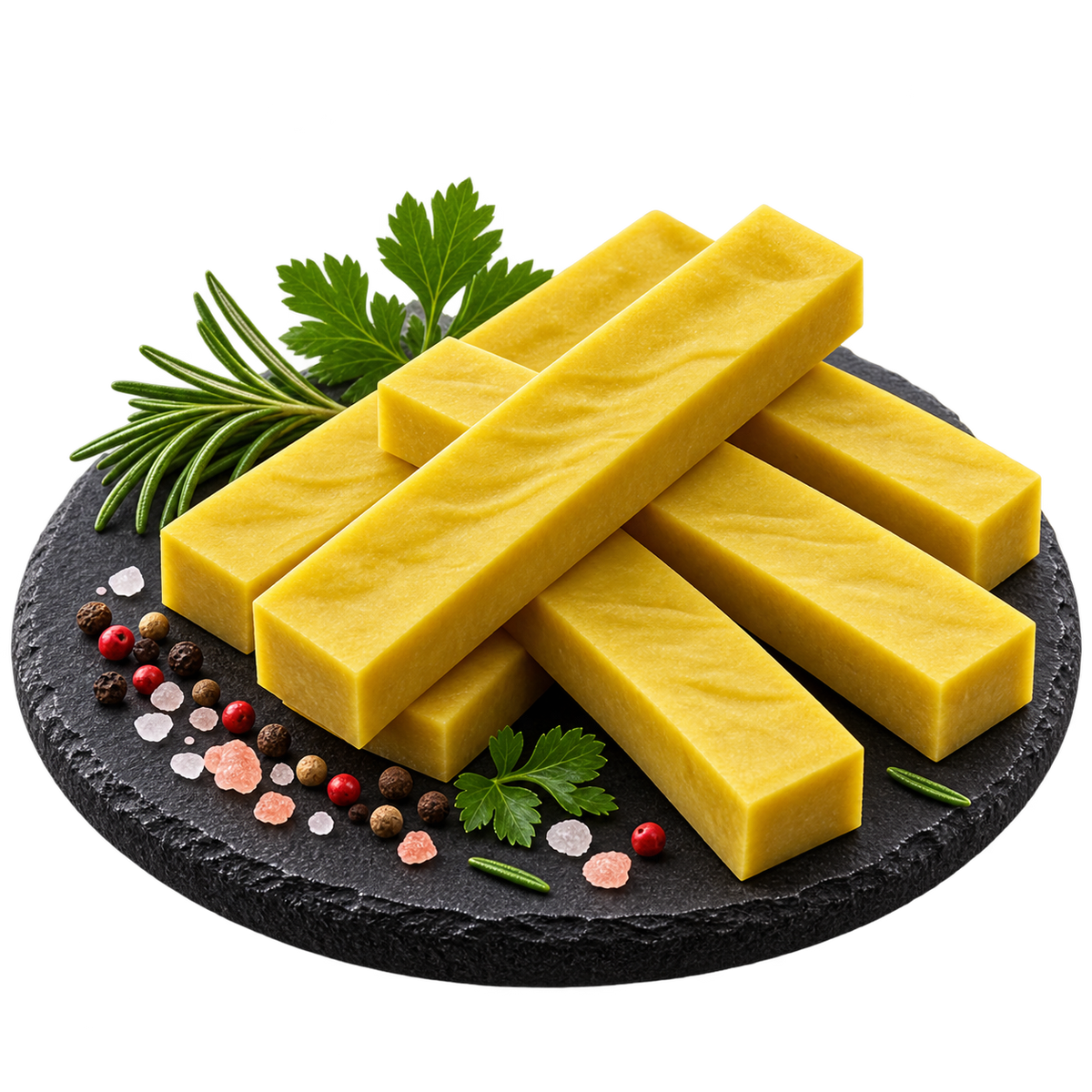 Käsestange mit Kurkuma aus reiner Kuhmilch - Besonders geruchsarm – von Alphadog Nutrition