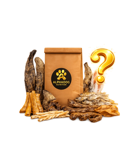 Alphadog Nutrition Mystery Knabberbox: Die beste Überraschung für Hunde - Versandkostenfrei Alphadog Nutrition